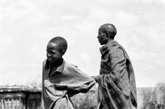 Masaïs jeune et moins jeune