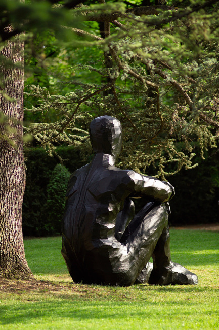 Musée Hébert, Sculpture Cyrille André, le penseur