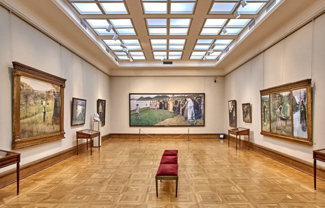 Perspective à la galerie Trétiakov