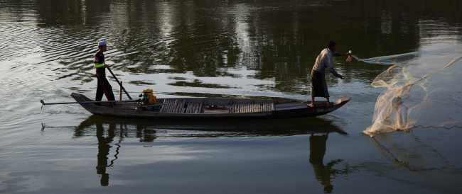 Pêche sur le Mékong