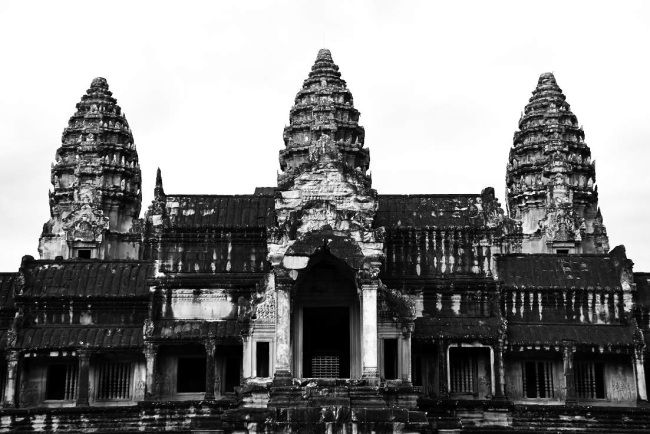 A la manière du drapeau cambodgien