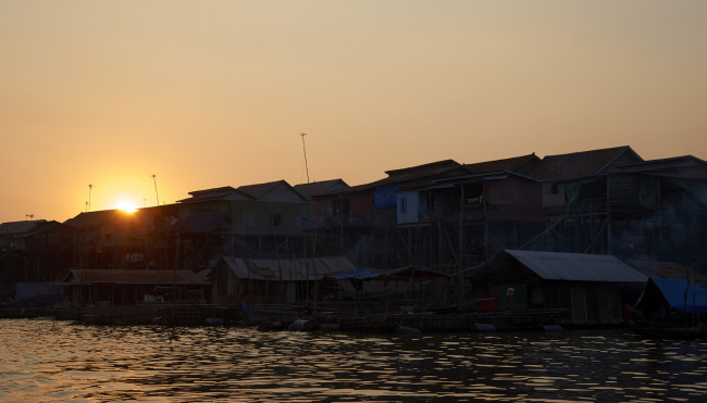 Fin de journée à Kongpong Khleang