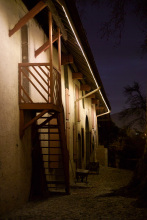 Villa Caramagne, bâtiment secondaire de nuit