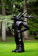 Musée Hébert, Sculpture Cyrille André, l'homme cerf