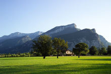 Fin de journée face au Vercors