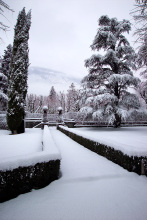 Musée Hébert en hiver, vue du parc 2