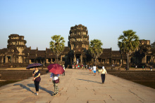 Fin de journée à Angkor Vat 1