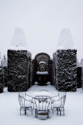  Salon de jardin, du musée Hébert en hiver