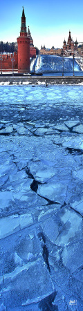 Les glaces de la Moskova