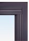 Gros plan angle fenêtre gris anthracite
